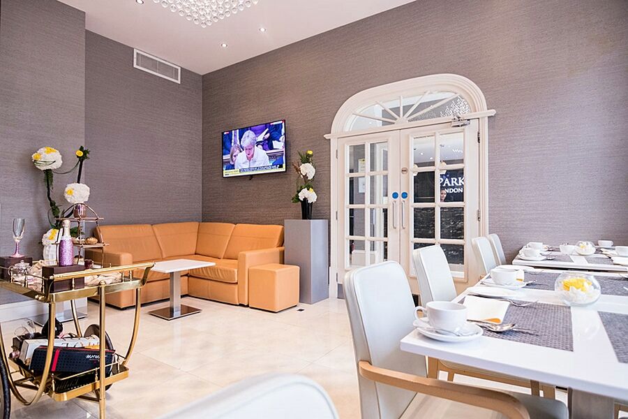 Park Grand London Lancaster Gate Hotel Exterior foto The interior of the restaurant